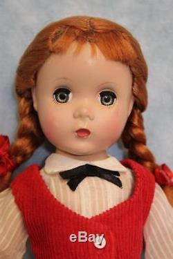 14 Madame Alexander Hard Plastic Maggie Face Kathy Roller skater Red Hair