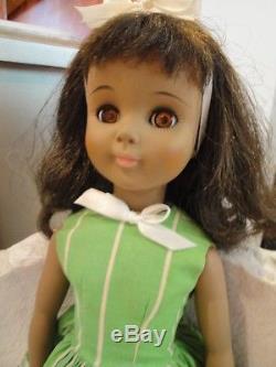 17 Vintage 1965 Madame Alexander Black African American Leslie Doll Beauty RARE
