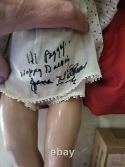 1930's Madame Alexander 20 Jane WIther Composition Doll with Autograph