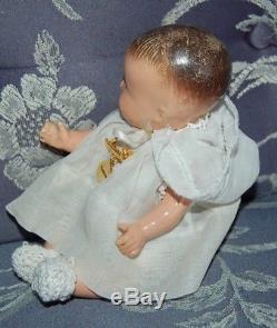 1935 Madame Alexander Dionne Quintuplets dolls original dresses, hats pins booti