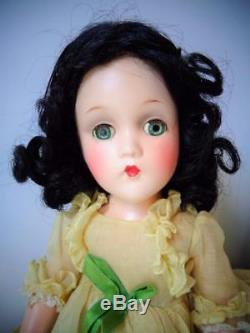 1935 Madame Alexander Scarlett O'Hara 14 Composition Doll Superb! Yellow Dress