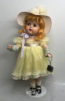 1942 Kate Greenaway 15 Composition Doll Madame Alexander A/O Hand Tag