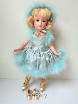 1948 1950 Madame Alexander BABS SKATER 15 Doll Margaret Face BLUE OUTFIT
