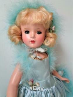 1948 1950 Madame Alexander BABS SKATER 15 Doll Margaret Face BLUE OUTFIT