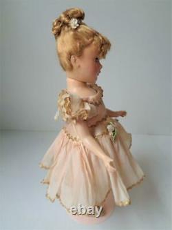 1950 Madame Alexander Nina Ballerina 14 Doll Tagged Pink Costume Foil Wrist Tag