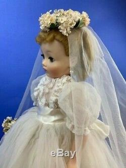 1950's Vintage Madame Alexander Tagged Cissy Bride