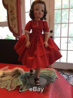 1950s 21 Hard Plastic MA Cissy Blue Eyes Doll Original Dress