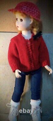 1950s Madame Alexander 21 Inch Maggie Skater Walker Doll