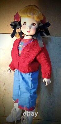 1950s Madame Alexander 21 Inch Maggie SkaterWalke Doll