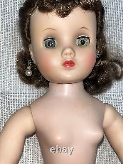1950s Madame Alexander Elise 15 Hard Plastic & Vinyl Brunette Doll