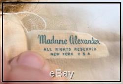 1950s Madame Alexander HP Walker Bride Doll All Original