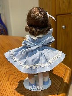 1950s Madame Alexander Kins Wendy Kindergarten Day Head Turns BKW doll Dress Tag