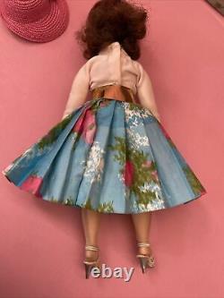 1950s Vintage Madame Alexander Cissette Doll in Skirt Top Hat. Rare