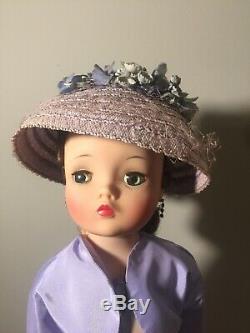 1954-1962 Stunning Brunette Vintage Madame Alexander Cissy Lilac Afternoon Gown