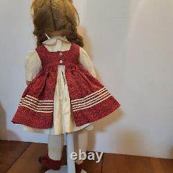 1954 Madame Alexander 20 Doll Tagged Mary-Bel Dress Says Pollyanna Missing Arm