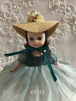 1954 Madame Alexander Kins SLW doll in tagged Blue Danube Dress # 351+ hat/shoes