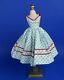 1956, Cissy VHTF Original Sun Dress with Aqua Dots and Red Accents