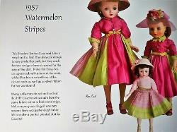 1957 Madame Alexander Cissette Doll Watermelon Stripes Sister Set Skirt Rare