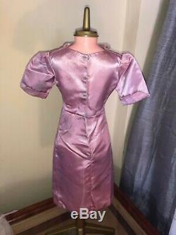 1958 Madame Alexander Cissy Tagged lavender Sheath Dress overskirt hat NO DOLL