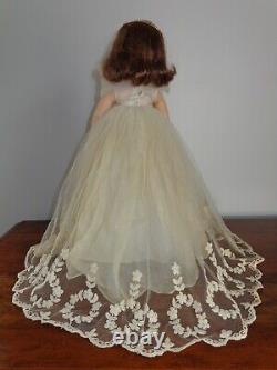 1958 Madame Alexander ELISE Bride Doll 16 Vinyl Mary Rose Bridal Wreath