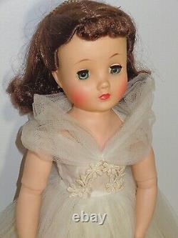 1958 Madame Alexander ELISE Bride Doll 16 Vinyl Mary Rose Bridal Wreath