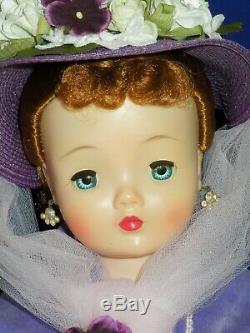 1959 Madame Alexander Purple Godey Gay Nineties Cissy doll