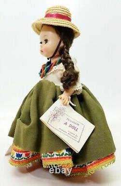 1960's Madame Alexander Bent Knee Walker BKW 8 Doll Ecuador No. 878