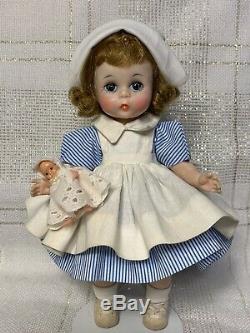 1962 Vintage Madame Alexander Doll, 8 Alexander-kins, Wendy Nurse #363-1962, ex
