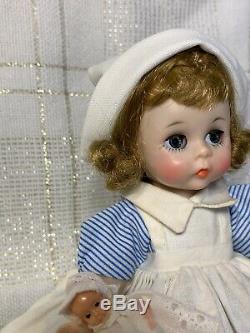 1962 Vintage Madame Alexander Doll, 8 Alexander-kins, Wendy Nurse #363-1962, ex