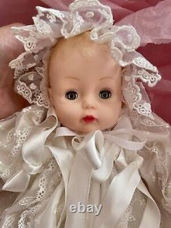 1977 Madame Alexander Baby Huggums Christening Doll. NIB! Never Removed