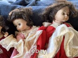 2 sets madame alexander vintage little women dolls