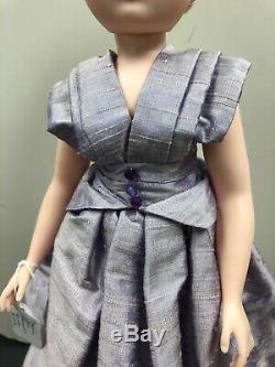 20 Vintage Alexander Cissy Doll Redressed In Yardley Raw Silk Purple Dress #S