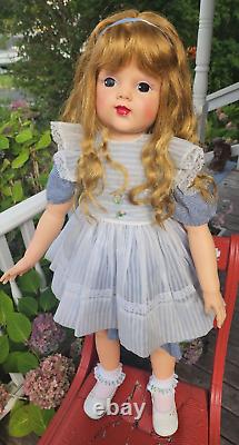 34 Rare Vintage 50s Madame Alexander Barbara Jane doll Painted Eyes 1952 Blond