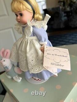 8 Madame Alexander Doll Alice In Wonderland 30665 With White Rabbit