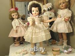 ACTIVE MISS CISSY Madame Alexander 18 1954 RARE DOLL! BRUNETTE! TAGGED ORGANDY