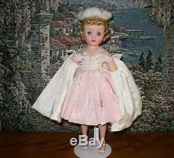 Alexander Vintage Elise Doll 15 16 Tall White Coat Pink Dress Chemise Rare