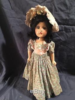 Antique 1930s 15 Composition Madame Alexander Scarlett O'Hara Doll! Amazing
