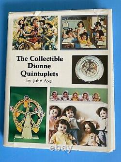 Antique Dionne Quintuplet Dolls by Madame Alexander (C 1935) plus book