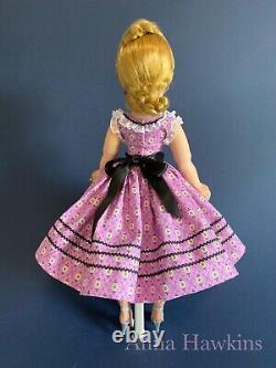 Beautiful Orchid Print Dress for Vintage Madame Alexander Cissy Doll NO DOLL