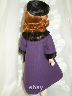 Beautiful vintage Madame Alexander Cissy doll in new winter ensemble