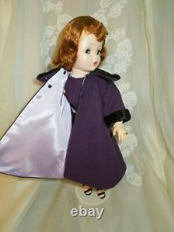 Beautiful vintage Madame Alexander Cissy doll in new winter ensemble