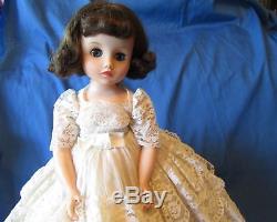 Brunette Elise 15 Madame Alexander Fifties Doll Tagged Gown
