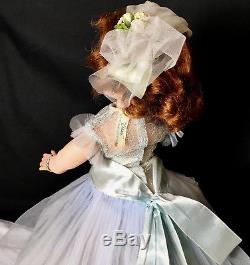 C. 1950s CISSY 21 Bridesmaid Doll TAGGED-MINT Vtg Madame Alexander Hard Plastic