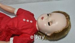 Cissy Doll, Alexander 1950s Blonde in Red Cotton Dress