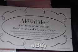 DEGAS 8'' Madame Alexander Doll NRFB #38210 Ltd Ed of 250