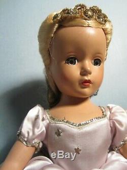 Early Hard Plastic Madame Alexander 14 Original Cinderella Doll Beautiful