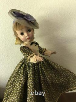 Early Vintage Madame Alexander Doll Hard Plastic 14 Little Women Jo Rare Hat
