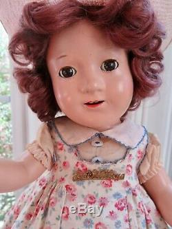 Exceptional Vintage 1937 Madame Alexander 16 Jane Withers Composition Doll
