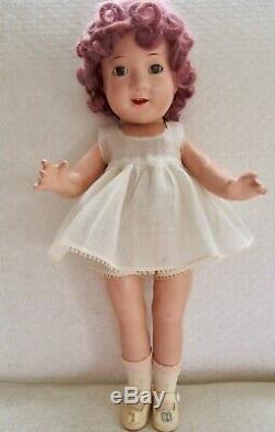 Exceptional Vintage 1937 Madame Alexander 17 Jane Withers Composition Doll II