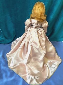 Exquisite 1959 Madame Alexander Walt Disney's 16 Sleeping Beauty Pink Gown TAG